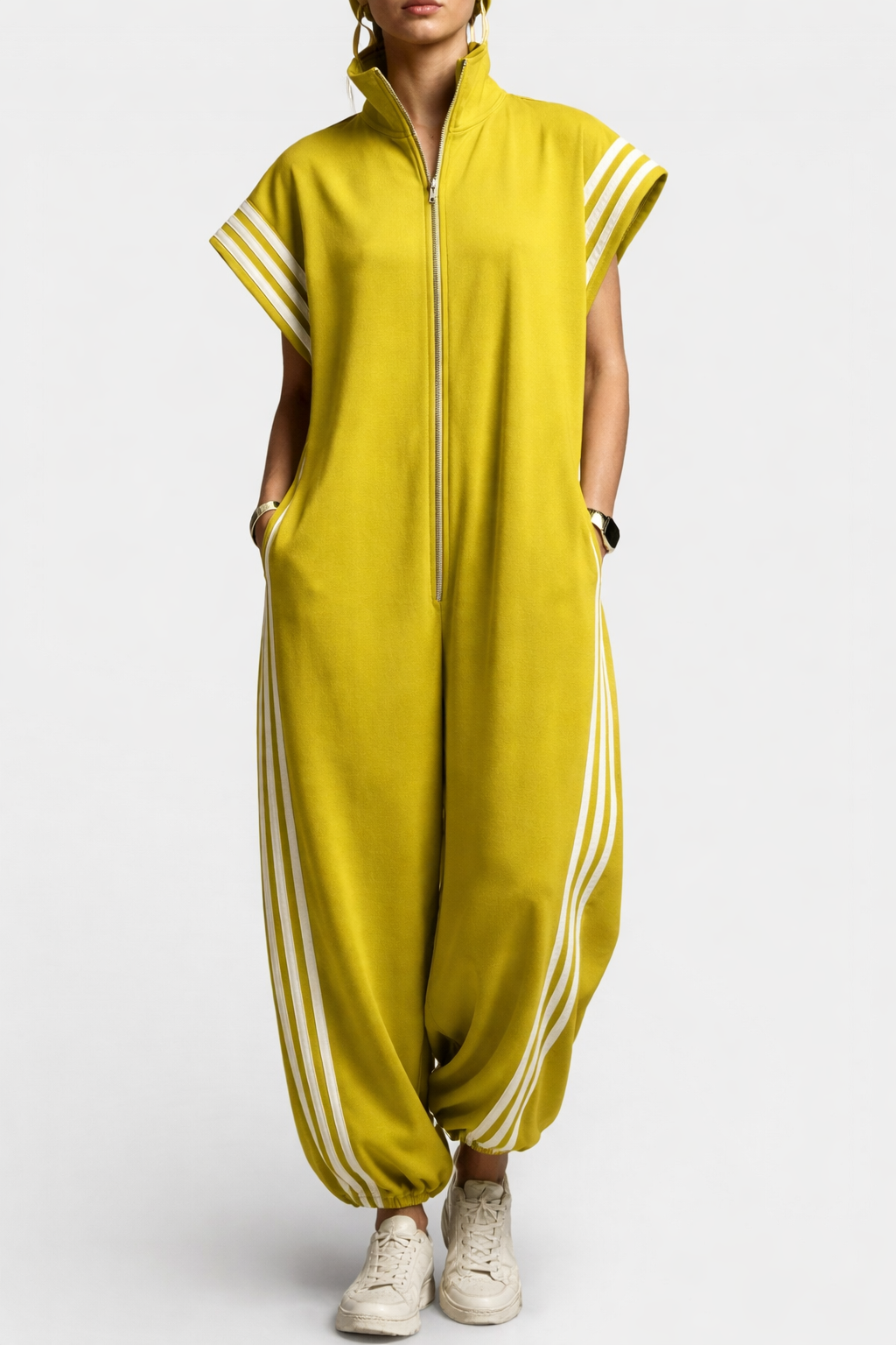 Valentina | Jumpsuit med dragkedja och krage