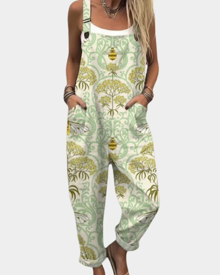 Behaglig Tryckt Jumpsuit