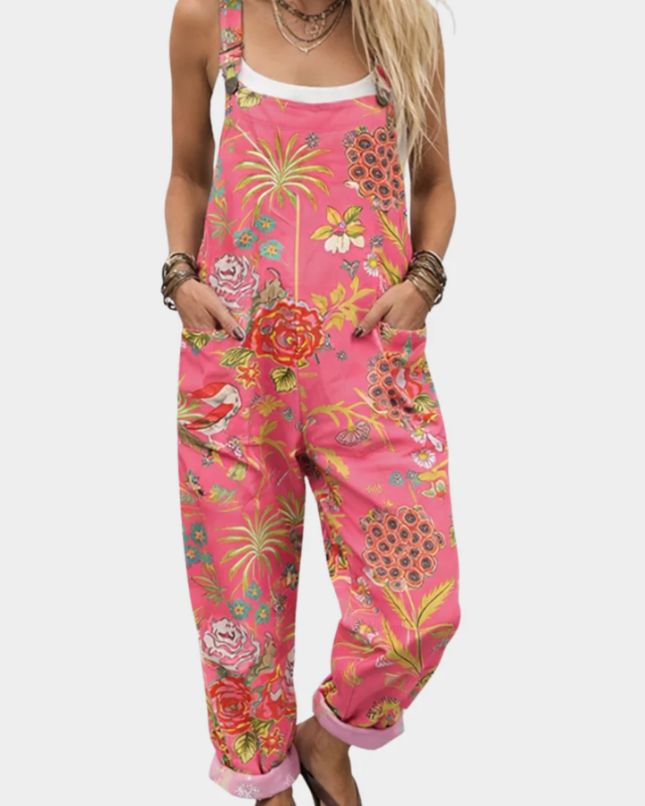 Behaglig Tryckt Jumpsuit