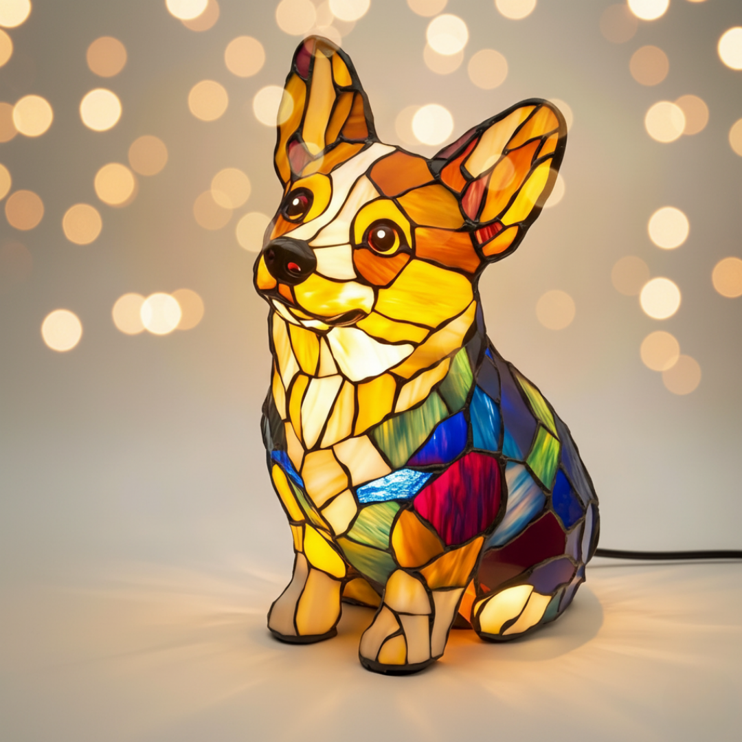 Strålande corgi