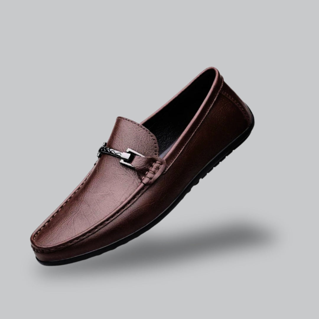 Valenti | Läder Loafers för Män Business Festskor