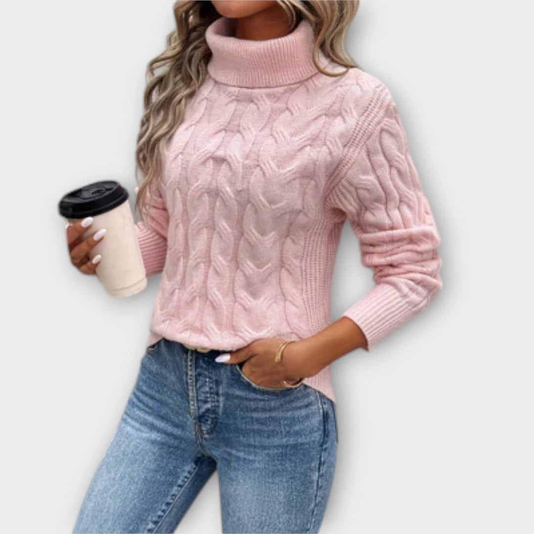 Amelia – Stilig stickad polo