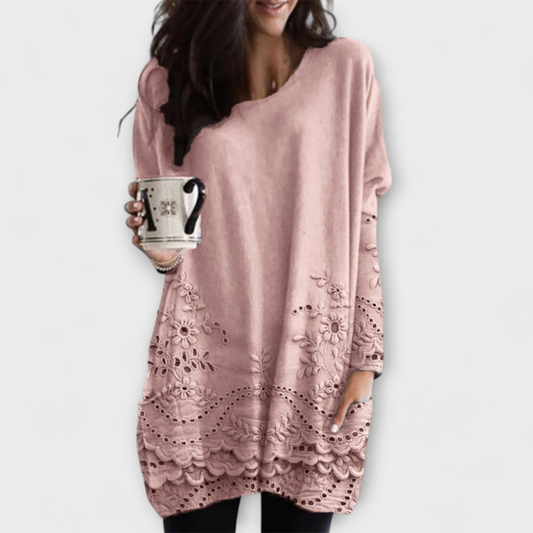 Riley – Tryckt college sweatshirt