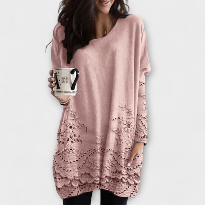 Riley – Tryckt college sweatshirt