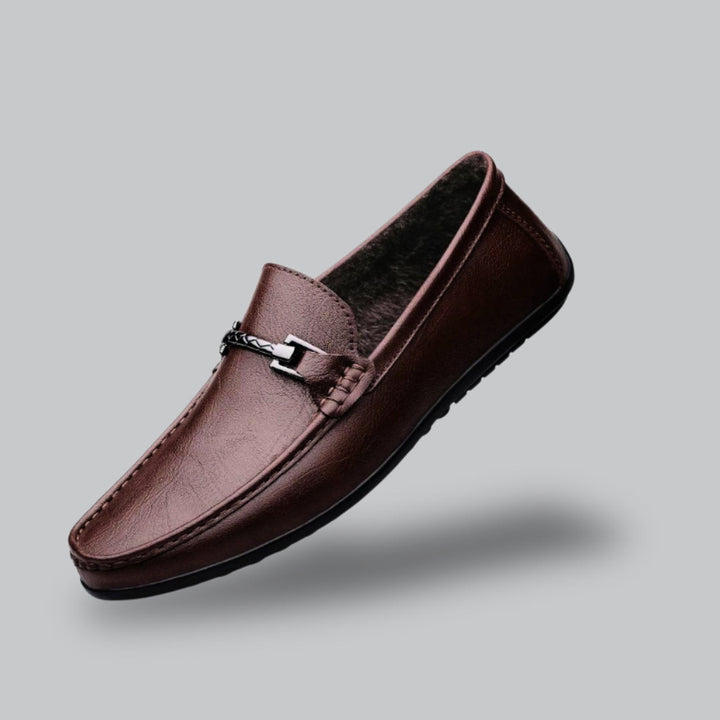 Valenti | Läder Loafers för Män Business Festskor