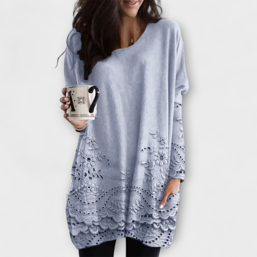 Riley – Tryckt college sweatshirt