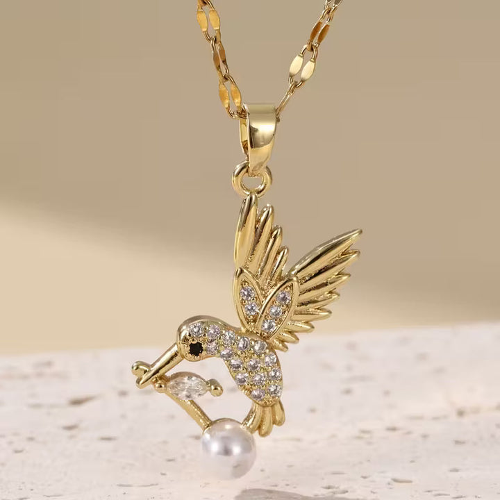 Elegant kolibri-halsband
