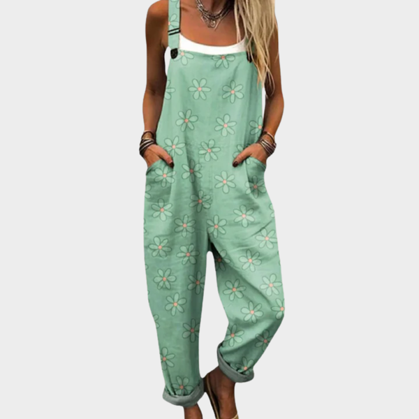 Bekväma tryckta jumpsuits
