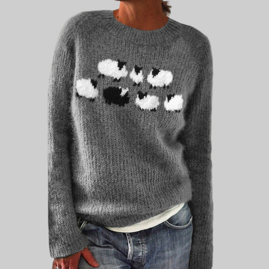 Heidi - Grön lång tryckt t-shirt