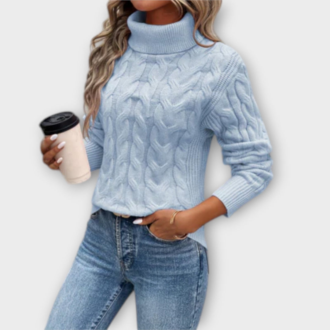 Amelia – Stilig stickad polo