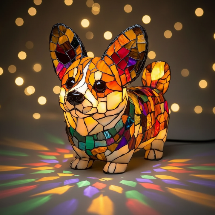 Strålande corgi
