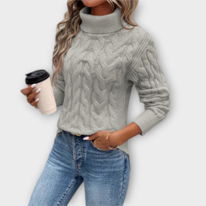 Amelia – Stilig stickad polo
