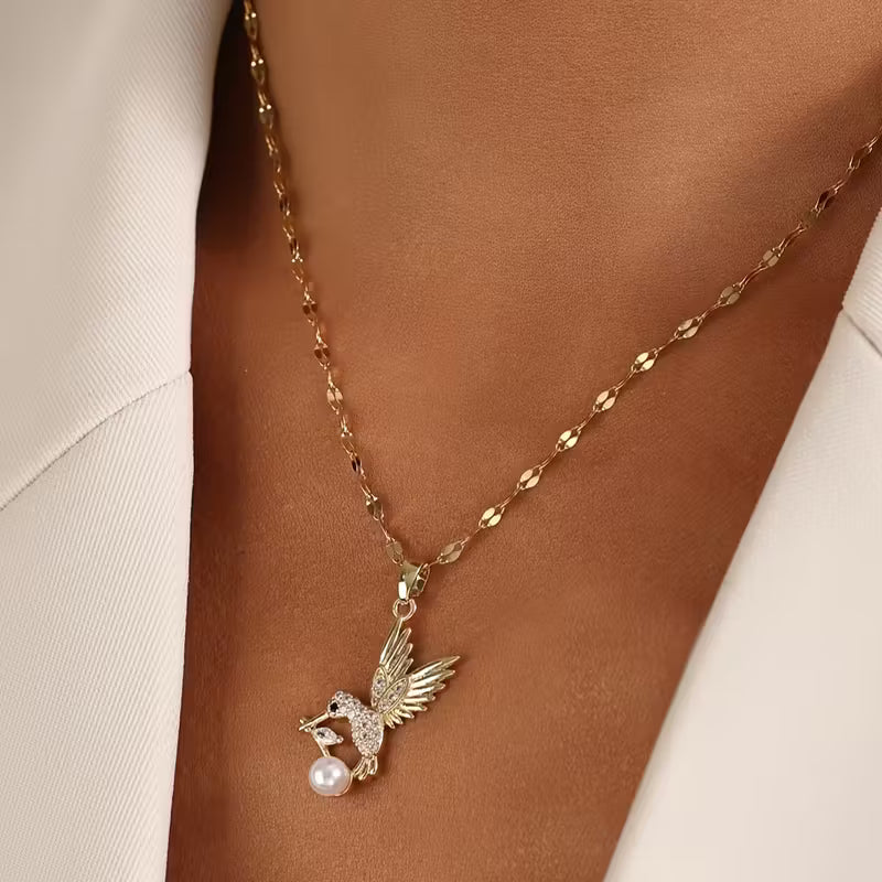 Elegant kolibri-halsband