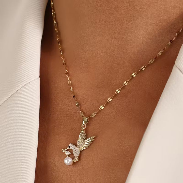 Elegant kolibri-halsband
