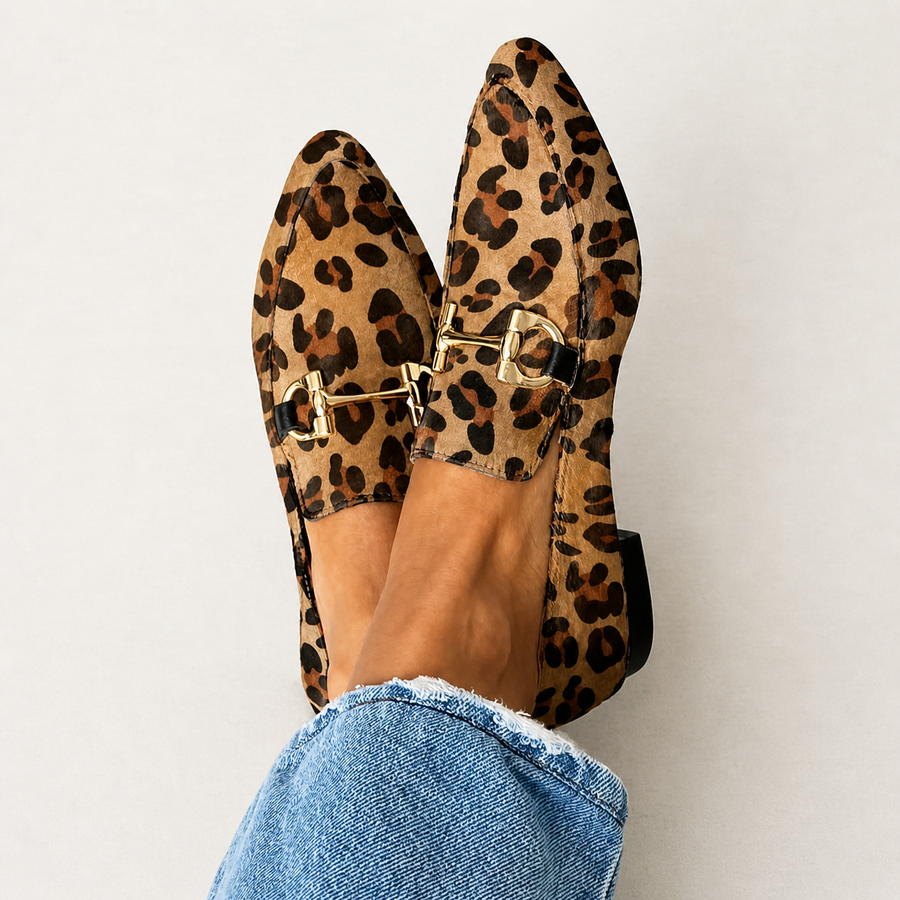 Gia | Eleganta Mockasiner Leopard