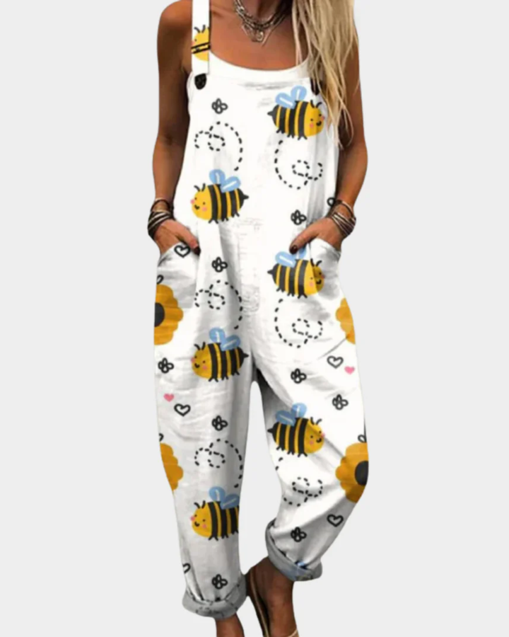 Behaglig Tryckt Jumpsuit