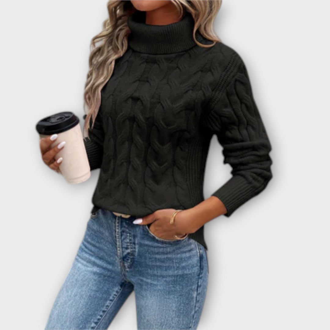Amelia – Stilig stickad polo