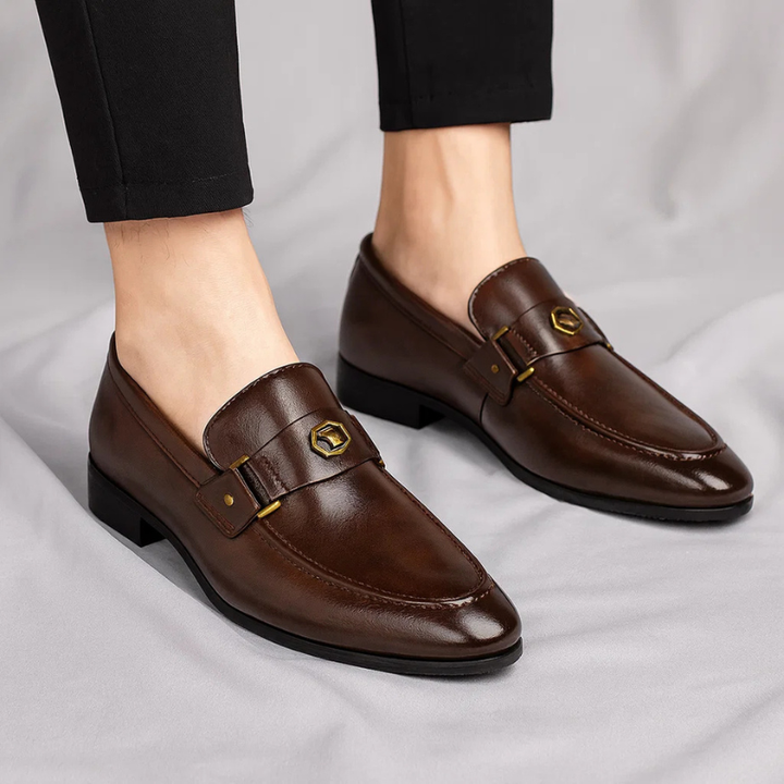 Everton läder loafers