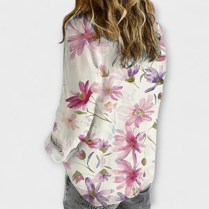 Gaida - Lätt och luftig blommig sommartopp