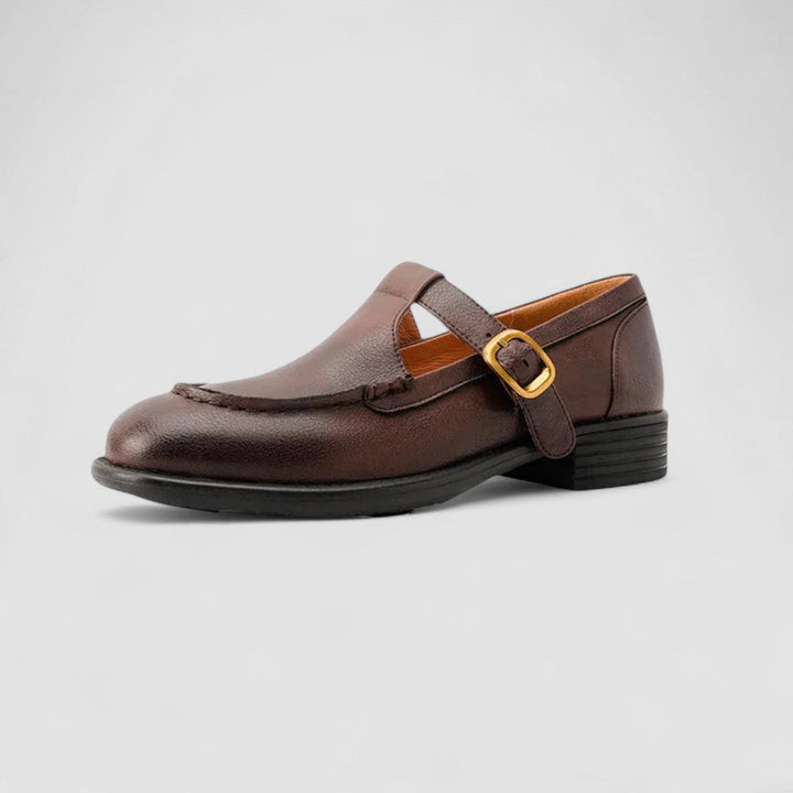 AVERY™|ORTOPEDISKA MARY JANE - SANDALER MED KVADRATFOT