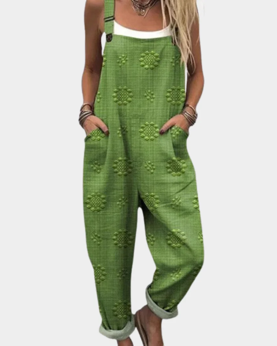 Behaglig Tryckt Jumpsuit
