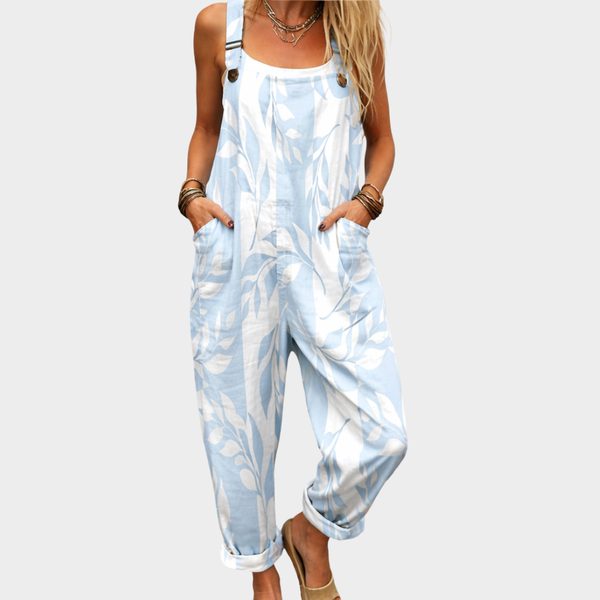 Behagliga tryckta jumpsuits