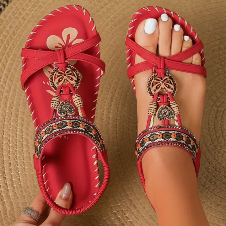 Nada™ – ortopediska sandaler i Ibiza-stil för komfort och elegans