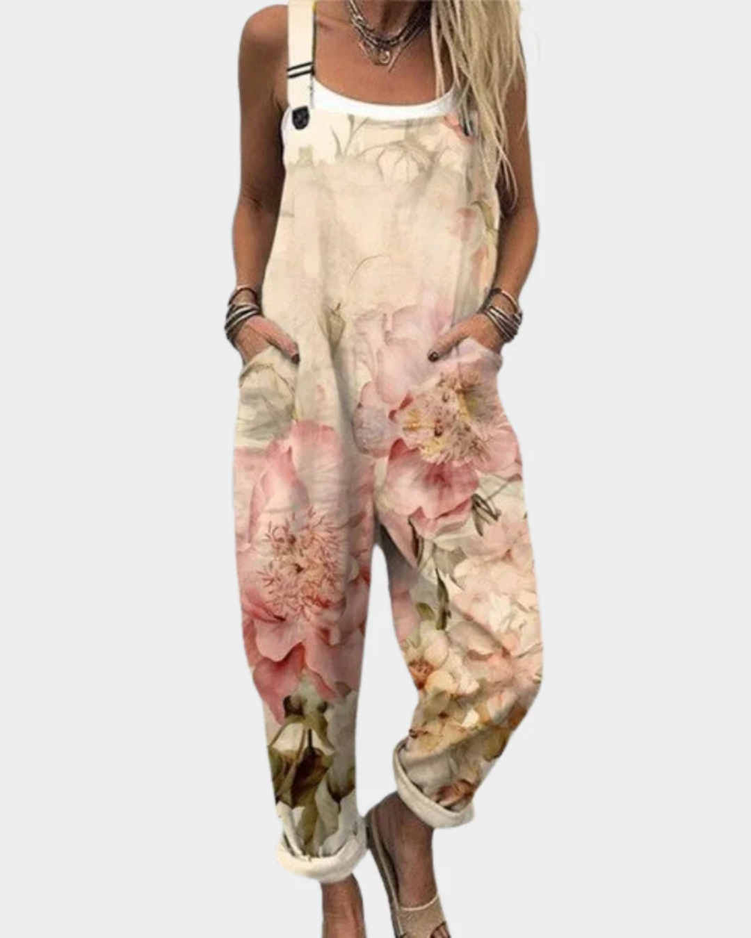 Behaglig Tryckt Jumpsuit