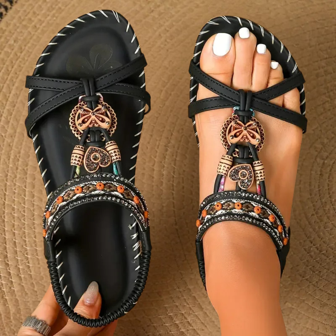 Nada™ – ortopediska sandaler i Ibiza-stil för komfort och elegans