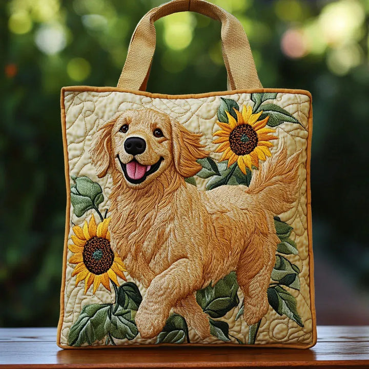 Quiltad väska – Gyllene retriever