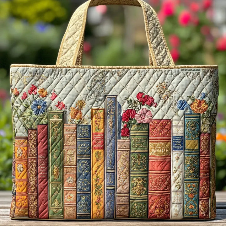 Quiltad väska – Förtrollad bibliotek