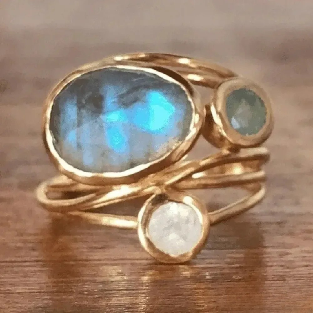 Azélie™ | Naturlig glans kvinna ring