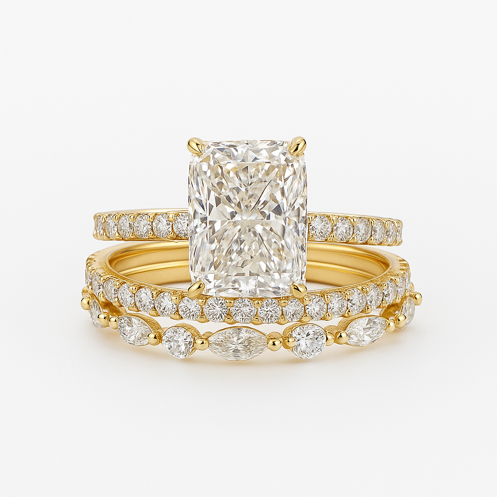 Dira™ | Elegant glans – Ringset