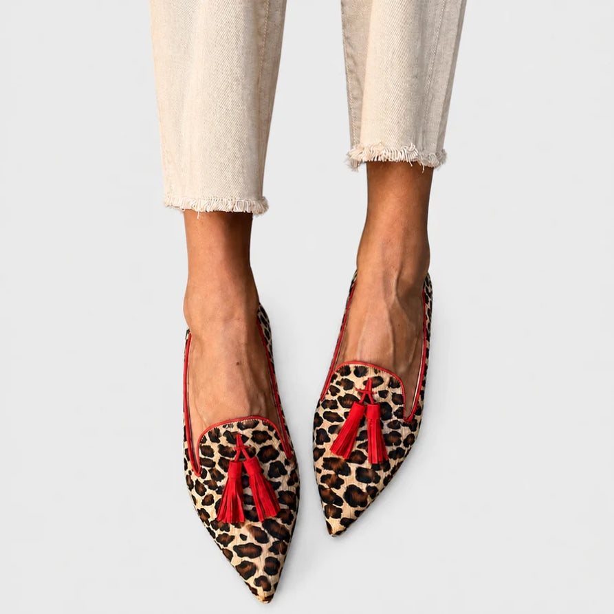 Alva™ | Mockasiner Leopard