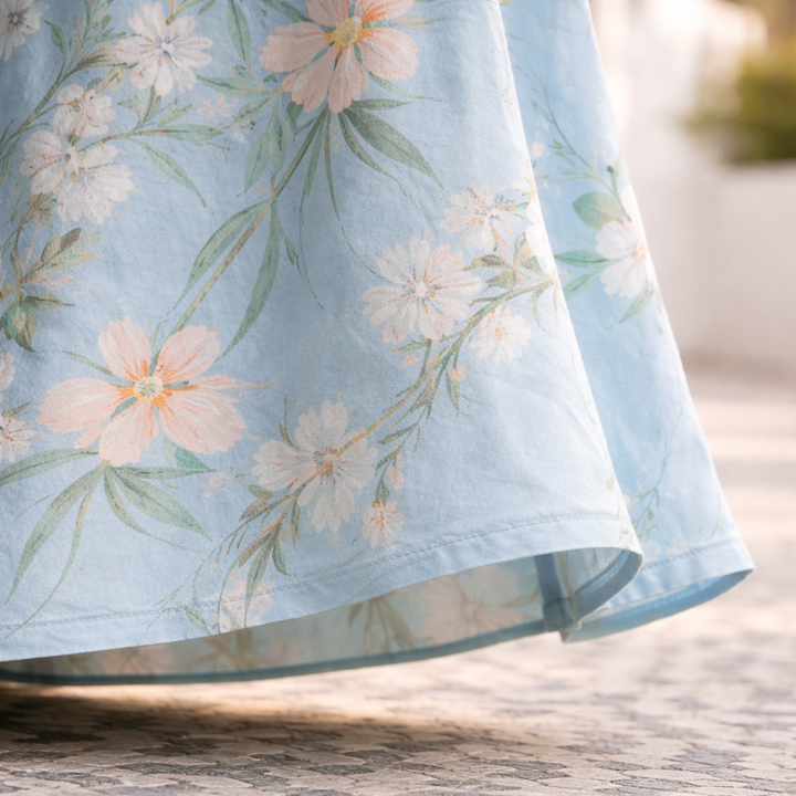 Mary | Sommar Blommig Klänning
