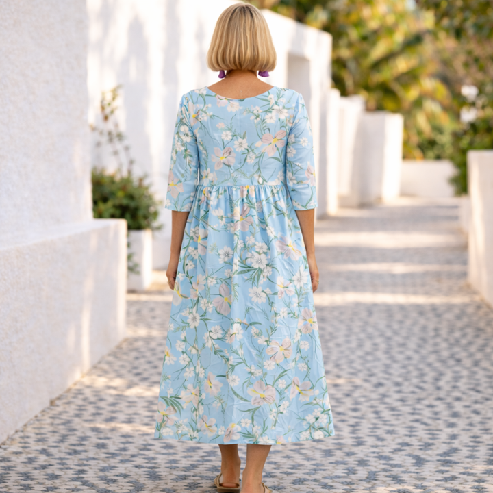 Mary | Sommar Blommig Klänning