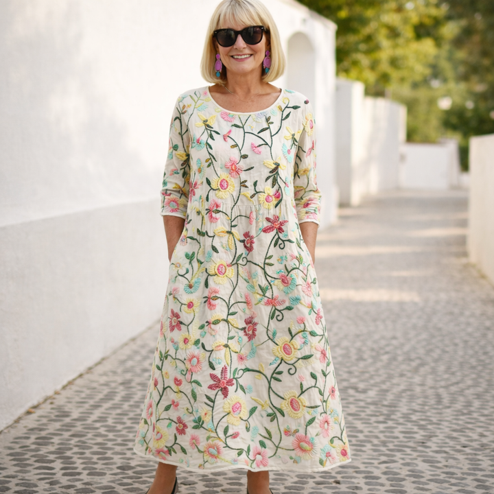 Nelly | Maxi Klänning - Blommönster