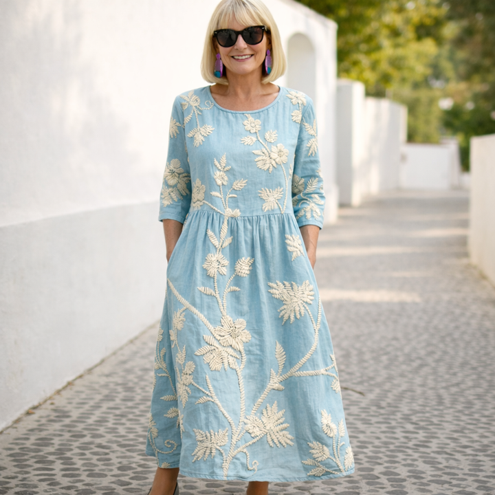 Nelly | Maxi Klänning - Blommönster