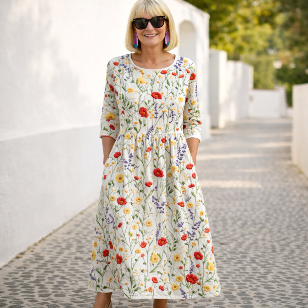 Nelly | Maxi Klänning - Blommönster