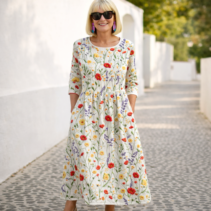 Nelly | Maxi Klänning - Blommönster