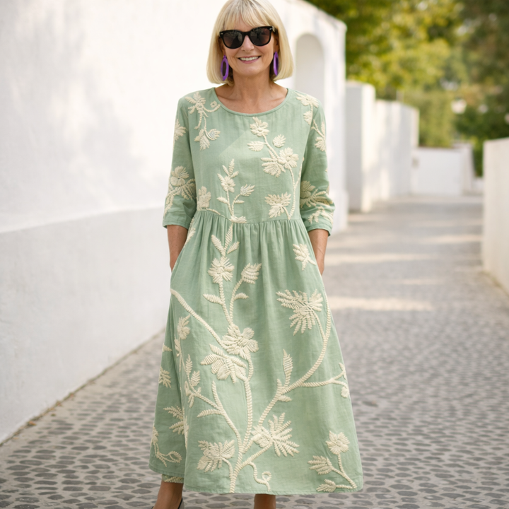 Nelly | Maxi Klänning - Blommönster