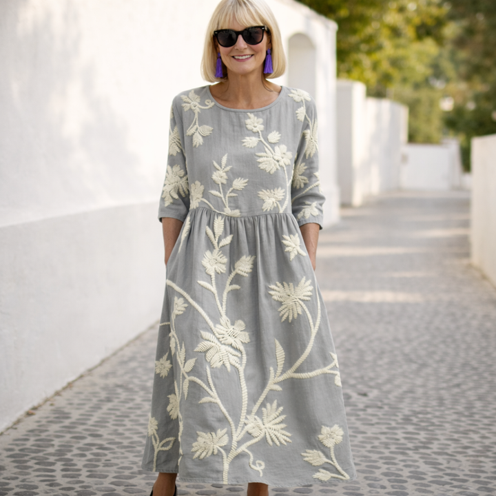 Nelly | Maxi Klänning - Blommönster