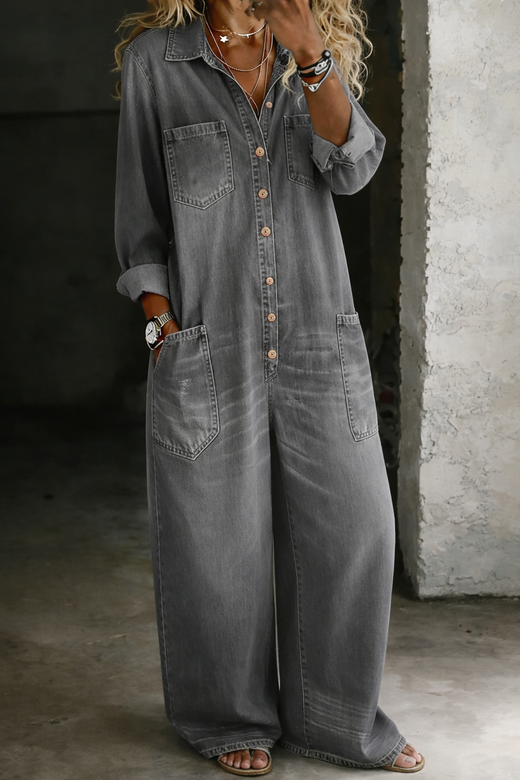 Tarja - Avslappnad Dongerioverall