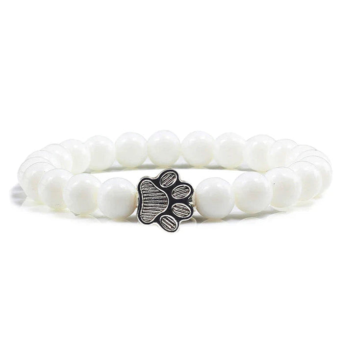 Tassunjäljen armband, dekorerat med pärlor och delikat
