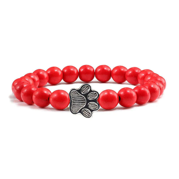 Tassunjäljen armband, dekorerat med pärlor och delikat