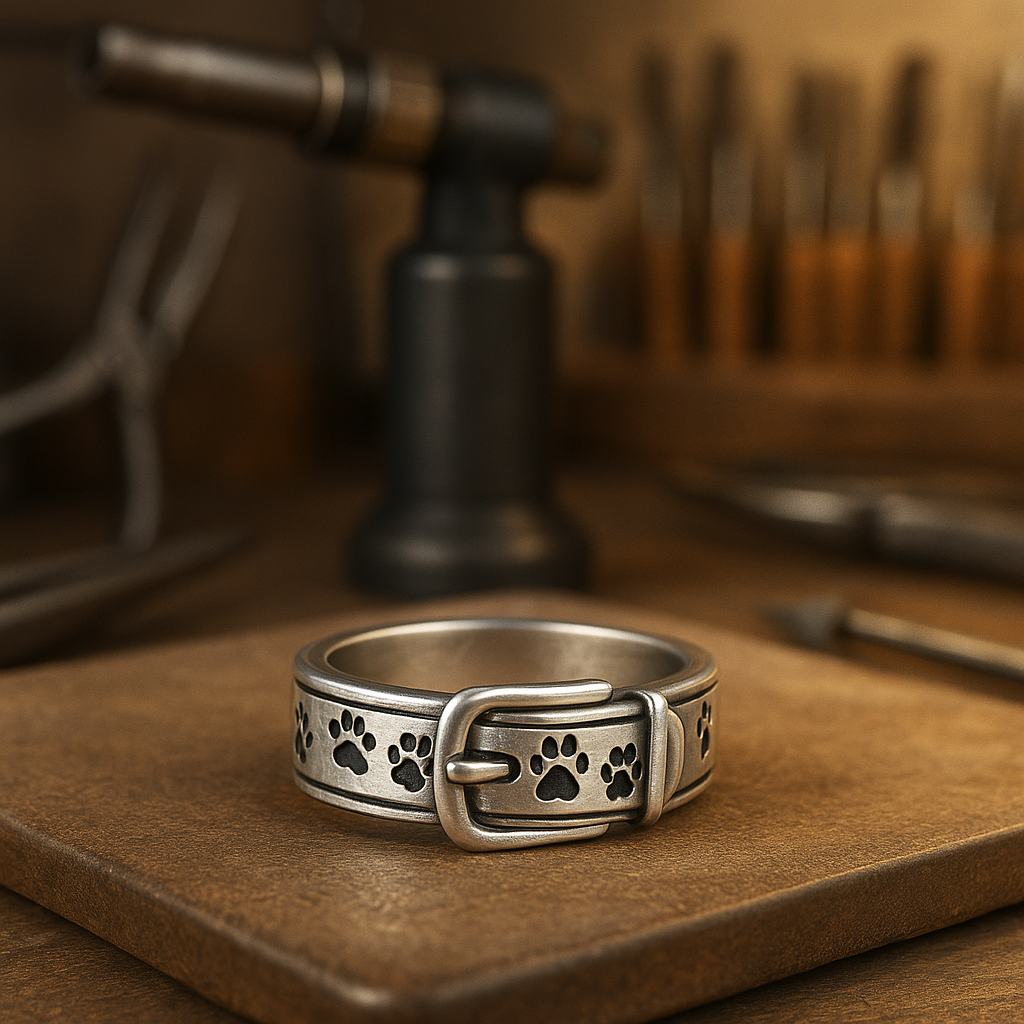 Lien Fidèle – Silver hundbandring