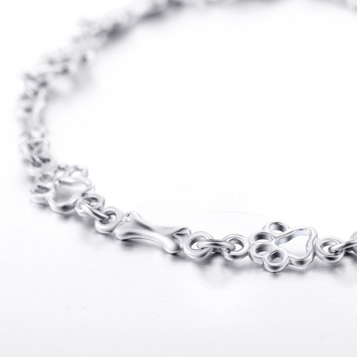 Hundpote armband, stiligt och kärleksfullt
