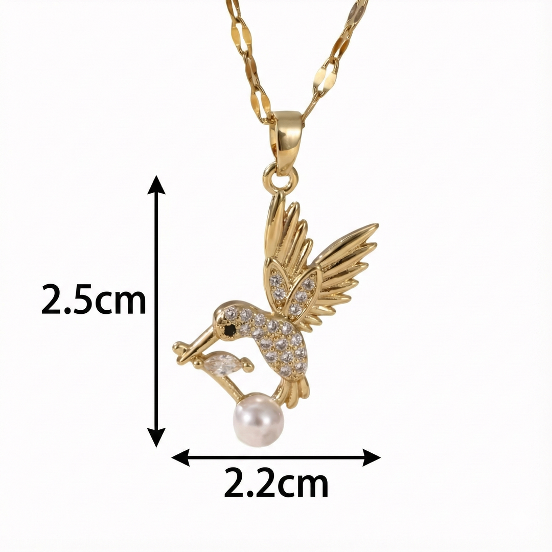 Elegant kolibri-halsband