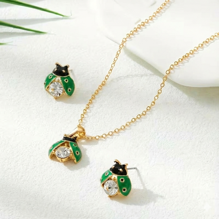 Örhängen Marihöns – Lyckotalisman – gratis halsband | Begränsat erbjudande