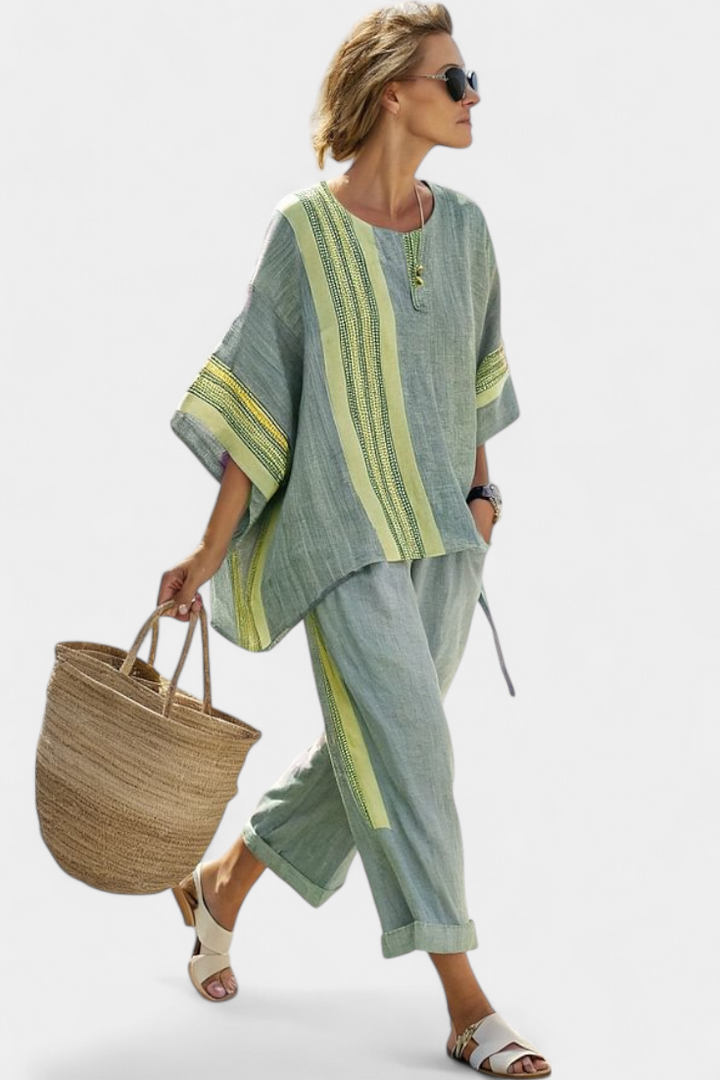Lorena | Pellava-bambusetti Boho-tyyliin